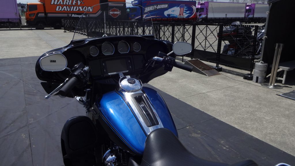 ハーレートライクのハンドル周り