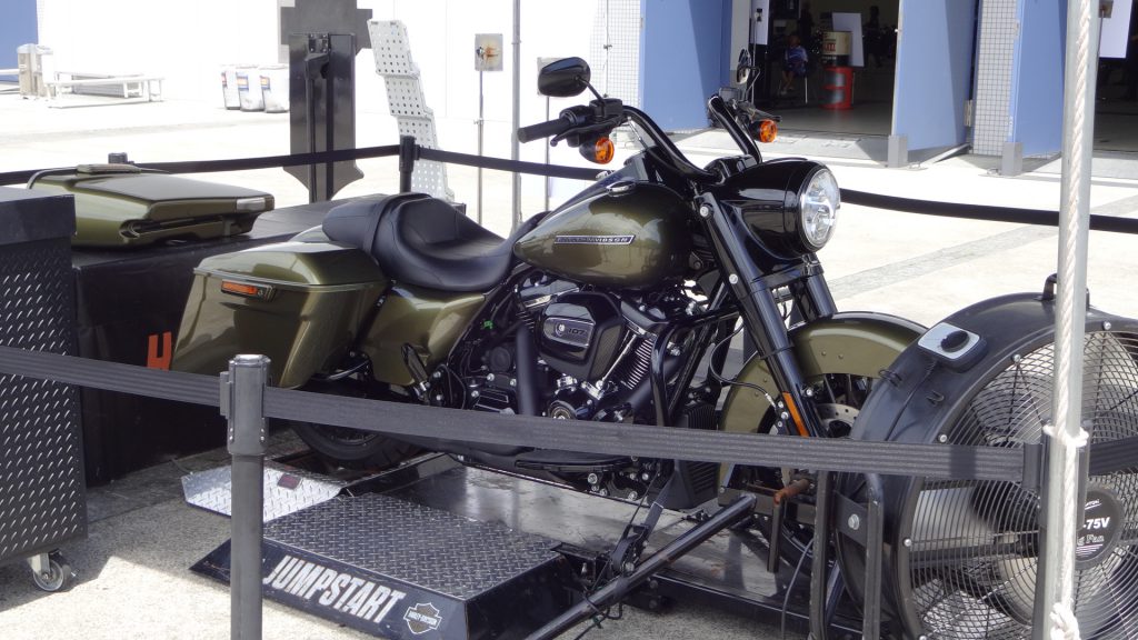 イベント用のハーレーシュミレーター