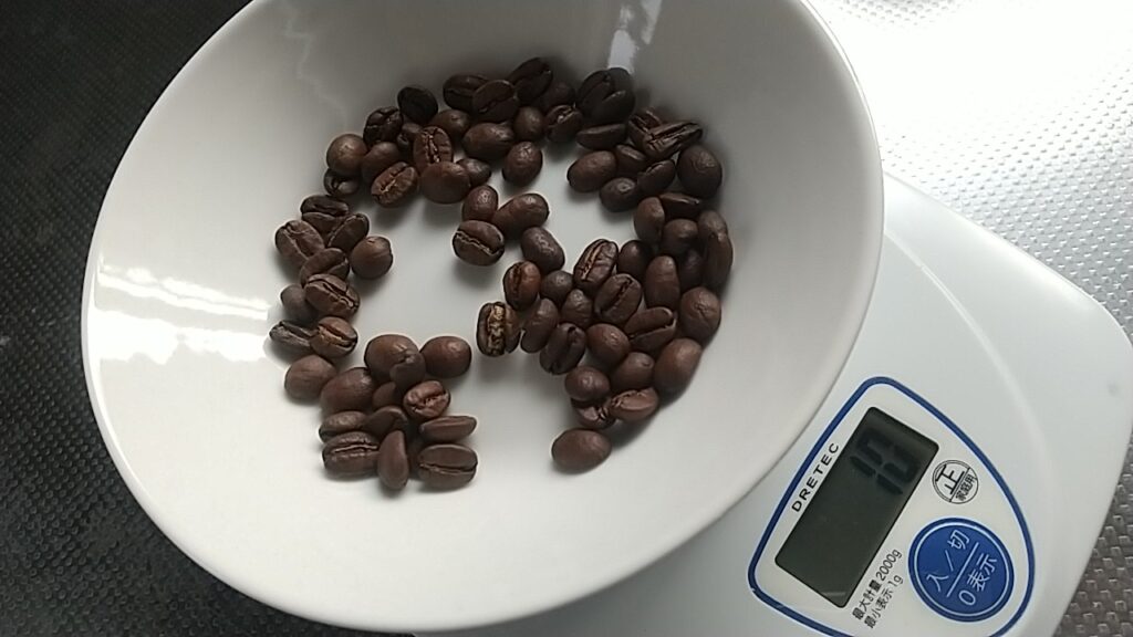 コーヒー豆10g