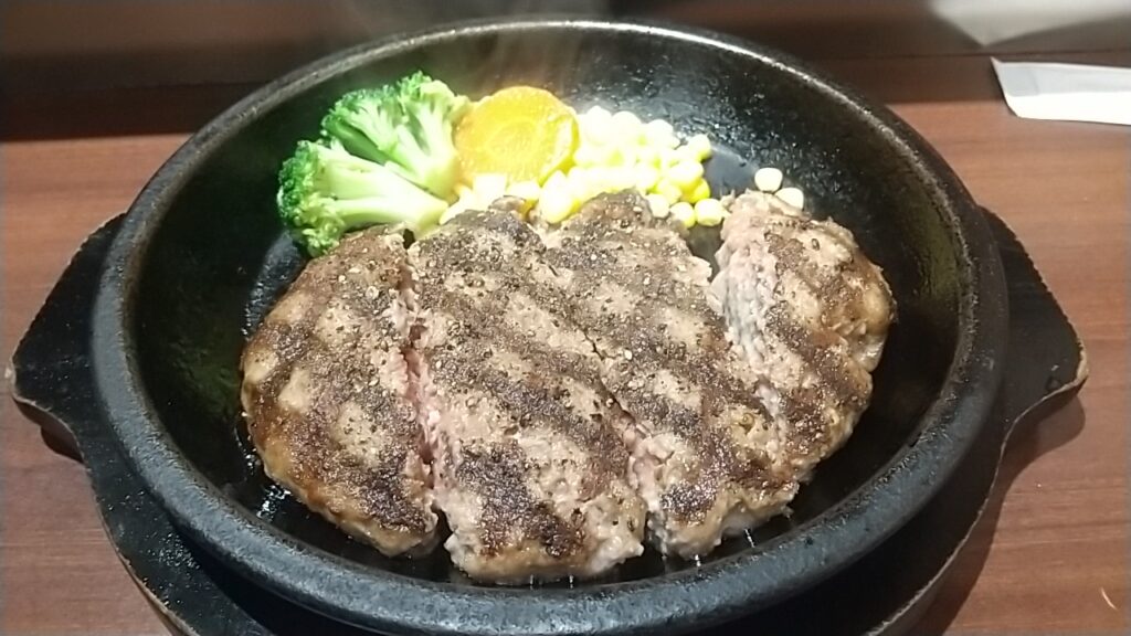 いきなりステーキのワイルドハンバーグ